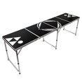 thumbnail image 4 of 8' Beer Pong Table - Lightweight & Portable with Carrying Handles by Red Cup Pong (Black), 4 of 5