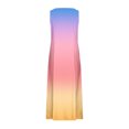 thumbnail image 5 of FAIWAD Robes d'Été Grande Taille pour Femmes 2024 Sans Manches Décontractées Robe Maxi Dégradé Boho Plage Robe Débardeur, 5 of 5