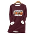 thumbnail image 1 of Hauts pour Femmes Mode Féminine Décontractée Blouses et Chemises à Manches Longues à Col Rond Hauts pour Femmes en Liquidation, 1 of 3