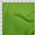 thumbnail image 3 of oneOone Tissu Polyester Lycra Vert Feuilles & Fleurs Floral Matériel de Robe Tissu Imprimé Tissu au Mètre 56 Pouces de Large, 3 of 4