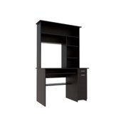 FM FURNITURE Weston Two Writing Computer Desk Engineered Wood Black