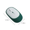 thumbnail image 3 of Wuztai Bluetooth 5.0 Wireless Mouse, Noiseless Silent Mouse with USB Receiver, Portable Rechargeable Computer Mice for Laptop PC Tablet Desktop, 3 of 5