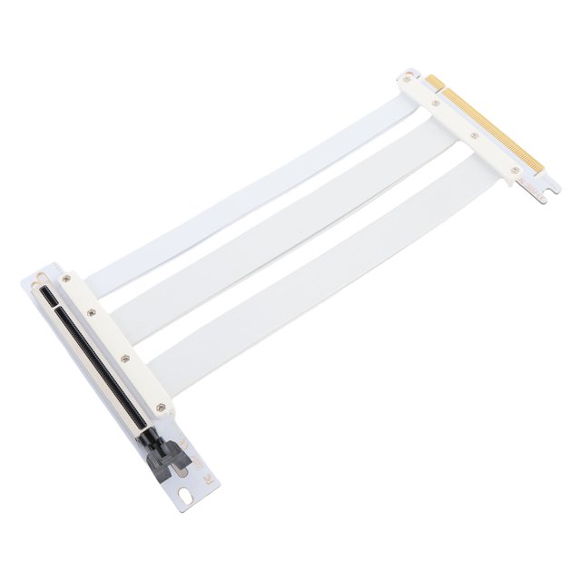 PCIe 4.0 X16 Riser Cable, 90 GPU Extension Card Adapter, for RTX 4090/8900XT, 128Gbps, Compatible with PCIe 3.0/2.0, 20cm