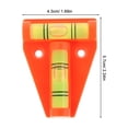 thumbnail image 2 of GOOHOCHY 4 Pcs Niveau à Bulles pour VR Niveau VR Acrylique Orange Mesure Haute Précision pour Réglages de Véhicule, 2 of 7