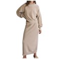 thumbnail image 1 of Ensemble Jupe Chandail 2 Pcs pour Femmes - Polyester, Col Montant, Manches Longues - S-TTG, 1 of 4