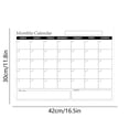 thumbnail image 3 of Wzzjkit Dry Erasable Calendar Magnetic Calendar for Fridge Kitchen Board Calendar for Refrigerator Reusable Monthly Weekly Planner with Eraser Marker Reuse Calendar 5ml, 3 of 6