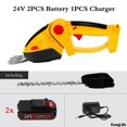 thumbnail image 1 of 36F/24V Electric Hedge Shears Wireless Rechargeable Pruning Lawn Mower Lithium Battery One-Handed Hedge Trimmer Garden Tools, 1 of 7