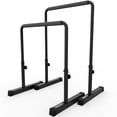 thumbnail image 1 of Synergee Dip Bar Black – Adjustable 30" to 39" 400 lb Capacity, 1 of 6