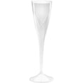 thumbnail image 2 of Plastic Champagne Glasses Classicware 5oz 1 Piece Design 10 per Pack, 2 of 2