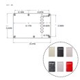 thumbnail image 4 of maskred Tremolo Cavity Cover Wear-resistant Back Plate Rustproof Back Cover Guitar Pickguard DIY Accessories Scratch Plate Black 1Set, 4 of 6