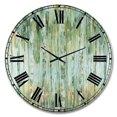thumbnail image 1 of Designart 'The birch Forest II' Traditional wall clock, 1 of 4