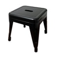 thumbnail image 2 of Homeworks 12" Black Metal Stool – Backless, 1-Pack, Indoor/Outdoor Use, 2 of 4