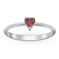 thumbnail image 2 of Heart Birthstone Ring - Garnet (January), 2 of 6