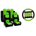 thumbnail image 1 of FH Group Car Seat Covers Full Set Cloth - Universal Fit, Automotive Seat Covers, Airbag Compatible, Solid Bench Rear Seat, Washable Car Seat Cover for SUV, Sedan, Van, 1 of 9