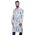 thumbnail image 4 of Atasi Kurta Imprimé pour Hommes Col Mandarin Popeline de Coton Kurta Chemise Décontractée, 4 of 7