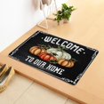 thumbnail image 4 of Fall Door Mat Outdoor  Give Thanks Fall Welcome Mat Decoration Autumn Harvest Pumpkin Thanksgiving Doormat Fall Entrance Non Slip Rug Mats 31.5x20in, 4 of 8