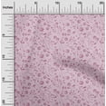thumbnail image 2 of oneOone Polyester Spandex Light Pink Fabric Floral Sewing Material Print Fabric By The Yard 56 Inch Wide-aB, 2 of 5