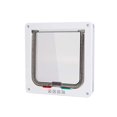 thumbnail image 1 of Porte Durable pour Animaux, Barrière pour Minou de Remplacement, Porte à Clapet pour Chiens et Chats pour Chat, Blanc, 1 of 8