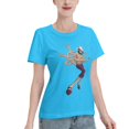 thumbnail image 2 of T-Shirt Basique à Manches Courtes pour Femme une Pièce Robin, 2 of 6