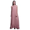 thumbnail image 1 of Bimba Rose Pâle3 Papillons Bretelles Spaghetti Nuisette pour Femmes Chemise de Nuit pour Dames Tenue de Nuit Robe de Sommeil d'Allaitement X-Small, 1 of 1