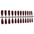 thumbnail image 4 of 1 Set False Nails Wear-resistant Fashionable Classic Trend Different Colors Exquisite Appearance Distinctive Accessories SM17-P83 Wine Red, 4 of 5