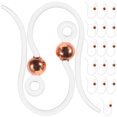 thumbnail image 1 of 50 Pcs Crochets de Boucles d'Oreilles Pièces de Boucles d'Oreilles Accessoires de Fabrication de Bijoux, 1 of 8