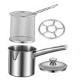 thumbnail image 4 of simhoa Deep Fryer Pot Multipurpose Portable Steamer Tray Cooking Supplies Fryer Pan F, 4 of 7