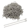 thumbnail image 1 of Unique Bargains Stainless Steel Logo Bead Ball Chain Keychain Connector 4 Inche Long 100pcs, 1 of 6