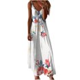 thumbnail image 1 of Birdeem Robes pour Femmes Mode Décontractée Confort Aguichant Imprimé Camis Sans Manches Robe à Col en V, 1 of 12