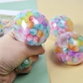 thumbnail image 4 of Soft Rubber Bead Stress Reliever Sphere, Colorful Interior For Hand Exercise, Durable Sensory Ball For Focus Improvement, 4 of 8
