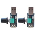 thumbnail image 1 of Module de Commutation de Ventilateur USB, Réglage du Volume d'Air du Régulateur de Vitesse du Ventilateur DC4-12V 5W 2pcs pour un Usage Domestique, 1 of 8