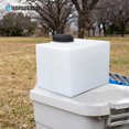thumbnail image 4 of Norwesco Flat Bottom Utility Tank for Trailers and Lawn Care, 16 Gallon, White, 4 of 6