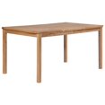 thumbnail image 5 of vidaXL 3 Piece Garden Dining Set Solid Wood Teak, 5 of 5