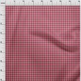 thumbnail image 3 of oneOone Cotton Poplin Fabric Gingham Check Printed Craft Fabric BTY 56 Inch Wide, 3 of 4