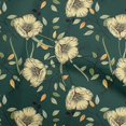 thumbnail image 1 of oneOone Rayon Dark Green Fabric Floral Sewing Craft Projects Fabric Prints By Yard 56 Inch Wide, 1 of 4