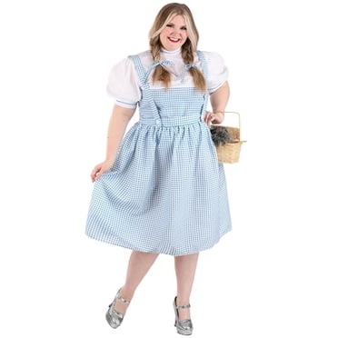Women's Plus Size Kansas Girl Costume | Farm Girl Costume