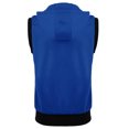 thumbnail image 3 of INSPIRE CHIC Men's Kangaroo Pocket Zip Up Drawstring Hoodie Vest, 3 of 7