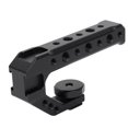 thumbnail image 3 of Noref Camera Handle, 1 Pcs Camera Cold Shoe Mount Handle 1/4''&3/8'' Holes Aluminum Alloy Camera Universal Hand Grip, For Indoor Outdoor, 3 of 8
