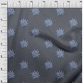 thumbnail image 2 of oneOone Georgette Viscose Fabric Leaves Block Decor Fabric Printed BTY 42 Inch Wide, 2 of 4