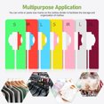 thumbnail image 2 of KAKOWELY 30 Pcs Rectangular Plastic Closet Dividers Reusable Closet Separators for Clothes,4.92"X1.97"X0.08", 2 of 5