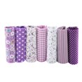 thumbnail image 2 of Rdeghly 7pcs 50*50cm Cotton Fabric DIY Assorted Squares Pre-Cut Bedding Kit Quarters Bundle, DIY Assorted Cotton Fabric, Cotton Fabric Pre-Cut Bedding, 2 of 5