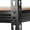Black, variant on Yaheetech 5 Tiers Storage Shelf Metal Frame Organizer Rack 330LB Capacity for Each Tier, Black