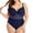 Royal Blue, variant on Aofa Women Plus Size One Piece Swimsuits Tummy Control Bathing Suit Front Crossover Swimwear Strapless Monokinis