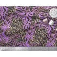thumbnail image 3 of Soimoi Rayon Fabric Leopard & Tiger Animal Skin Print Fabric by Yard 56 Inch Wide, 3 of 3
