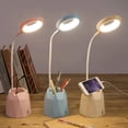 thumbnail image 3 of Lampe de Table Tactile LED Rechargeable USB, Lumière de Lecture Flexible avec Support pour Téléphone, 3 of 10