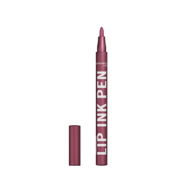 Rimmel Thrill Seeker Lip Ink Pen, Lipstick, Pen-Like Precision Applicator, Kiss-Proof & Transfer-Proof, Buildable Colour, Vegan Formula, 1.7ml
