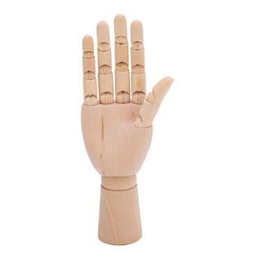 Modèle en Bois Main Joint Flexibles Doigts Dessin Main de Mannequin pour Décorations de Maison Croquis Cadeau Accessoires de Photographie Main Droite