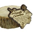 thumbnail image 4 of USA South Carolina State Map Wooden Magnet Souvenir Fridge Magnet Gift, 4 of 5