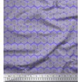 thumbnail image 1 of Soimoi Poly Georgette Fabric Wreath Leaves Fabric Prints by Yard 52 Inch Wide, 1 of 3