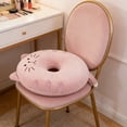 thumbnail image 3 of SIYTUAU Foam Round Seat Cushion For Students Office Work Zipper Design For Easy Washing Comfortable Chair Pad, 3 of 7